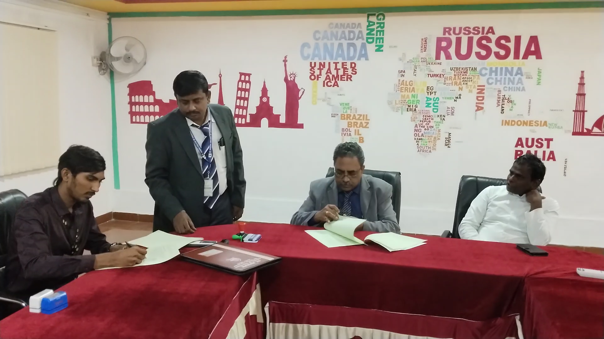 MOU Document Signing