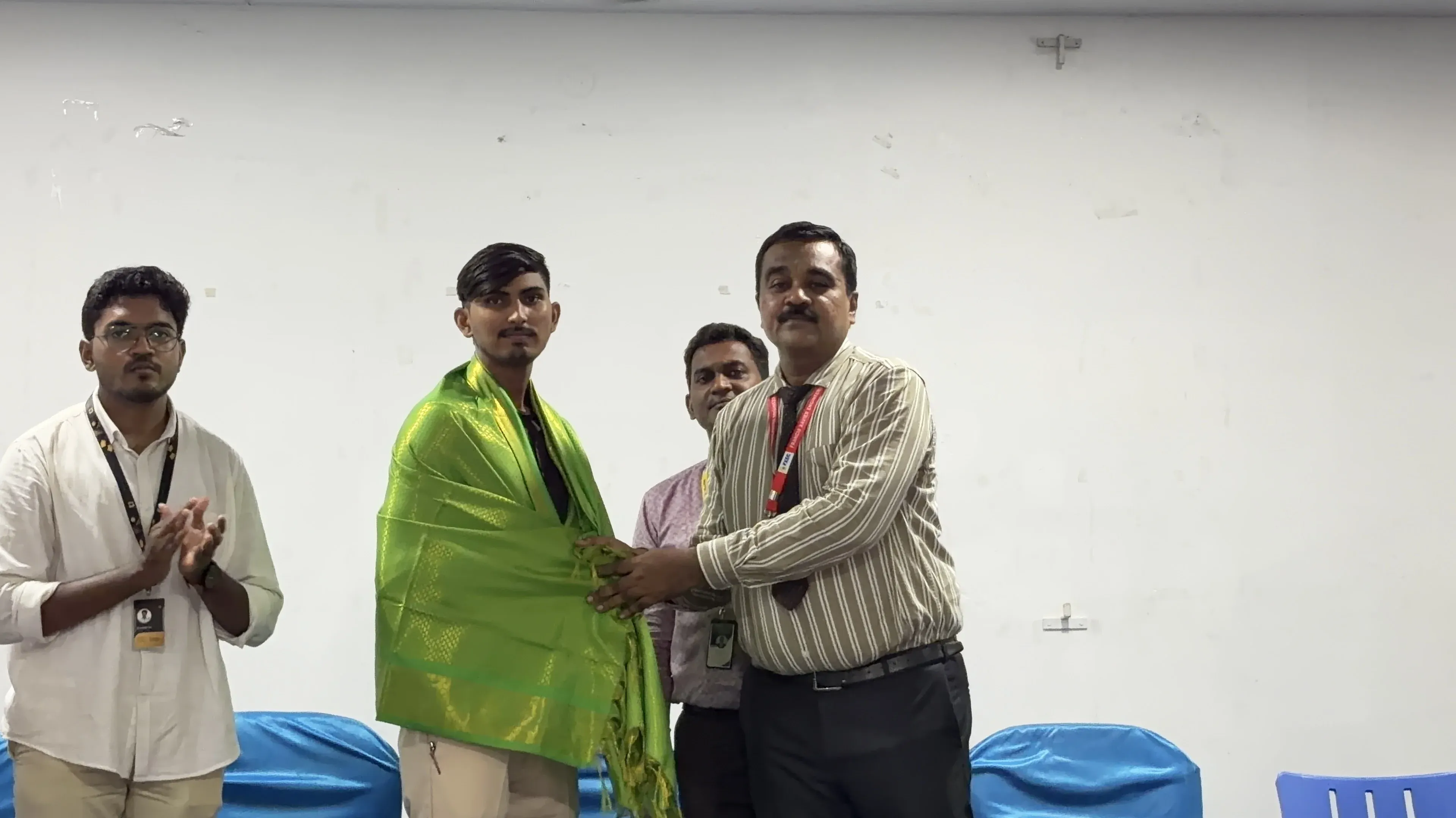 HIRP student shawl recognition ceremony